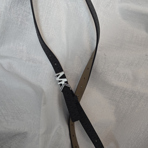 Michael Kors Black Monogram Belt - Picture 3 of 5
